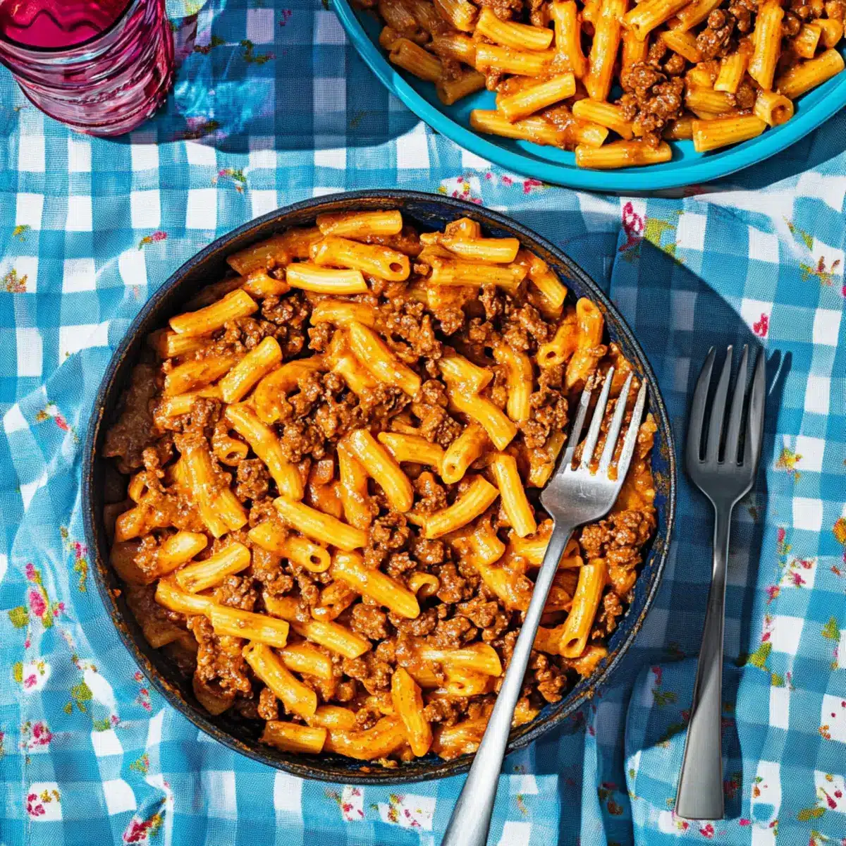 One-Pot Homemade Beefaroni