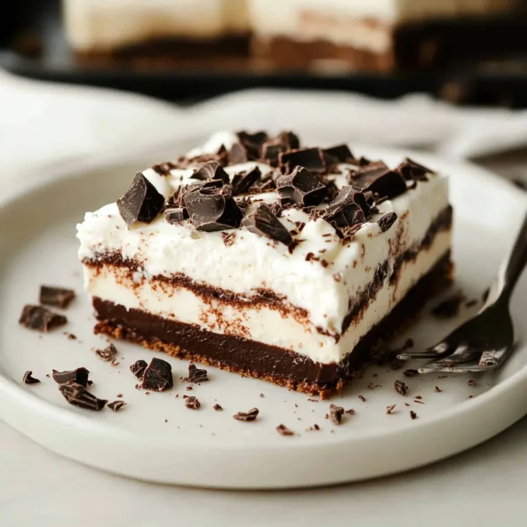 Easy No-Bake Chocolate Lasagna Recipe