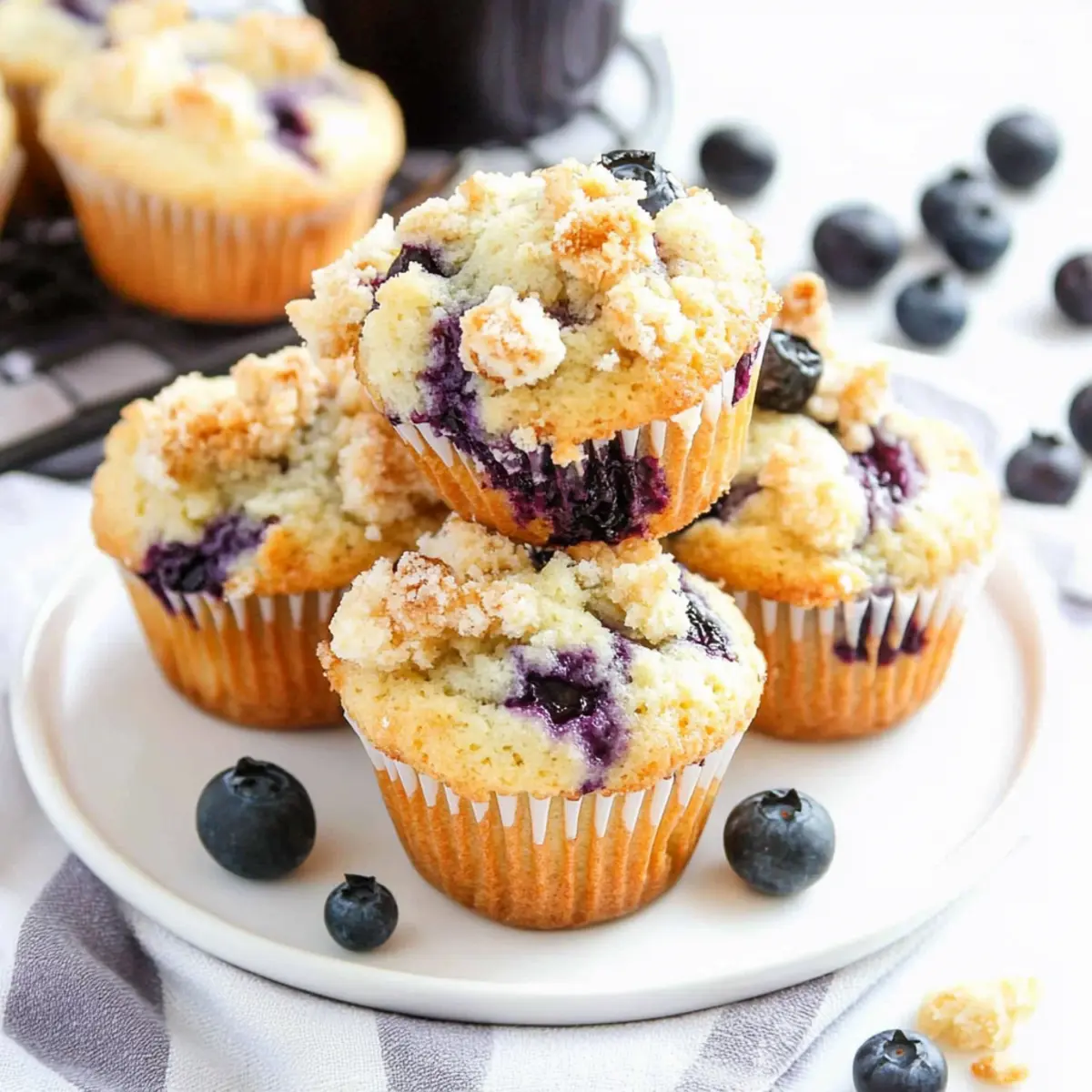 Blueberry Cheesecake Muffins