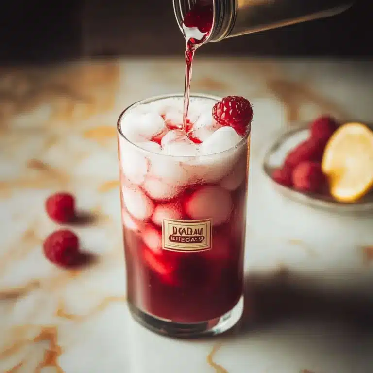 Raspberry Dream Dirty Soda