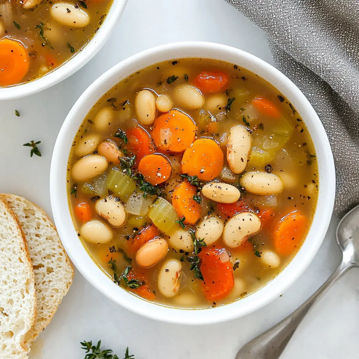 Slow Cooker Vegetable Bean Soup (Gluten-Free + Vegan)