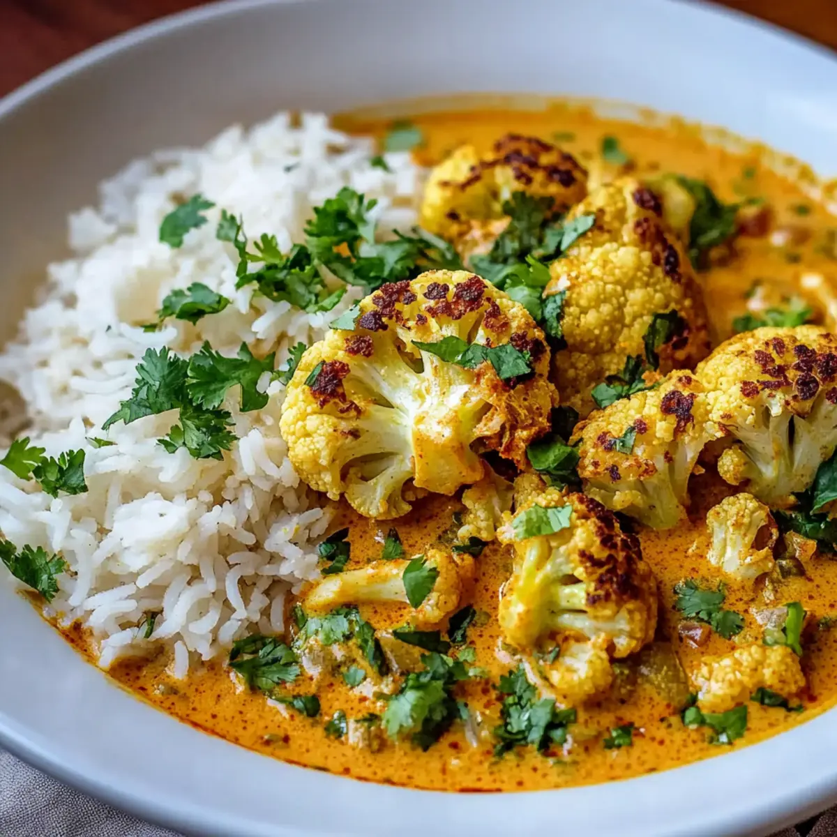 Easy Vegan Cauliflower Curry Recipe Full of Flavor