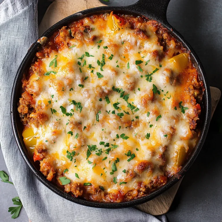 Easy Unstuffed Peppers