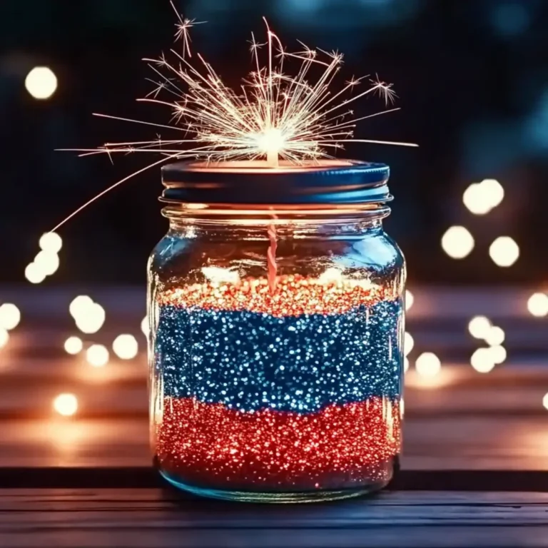 4th of July Fireworks Jar: A Sparkling Sensory Craft for Kids (and Grown-Ups Too!) - Savory Splash