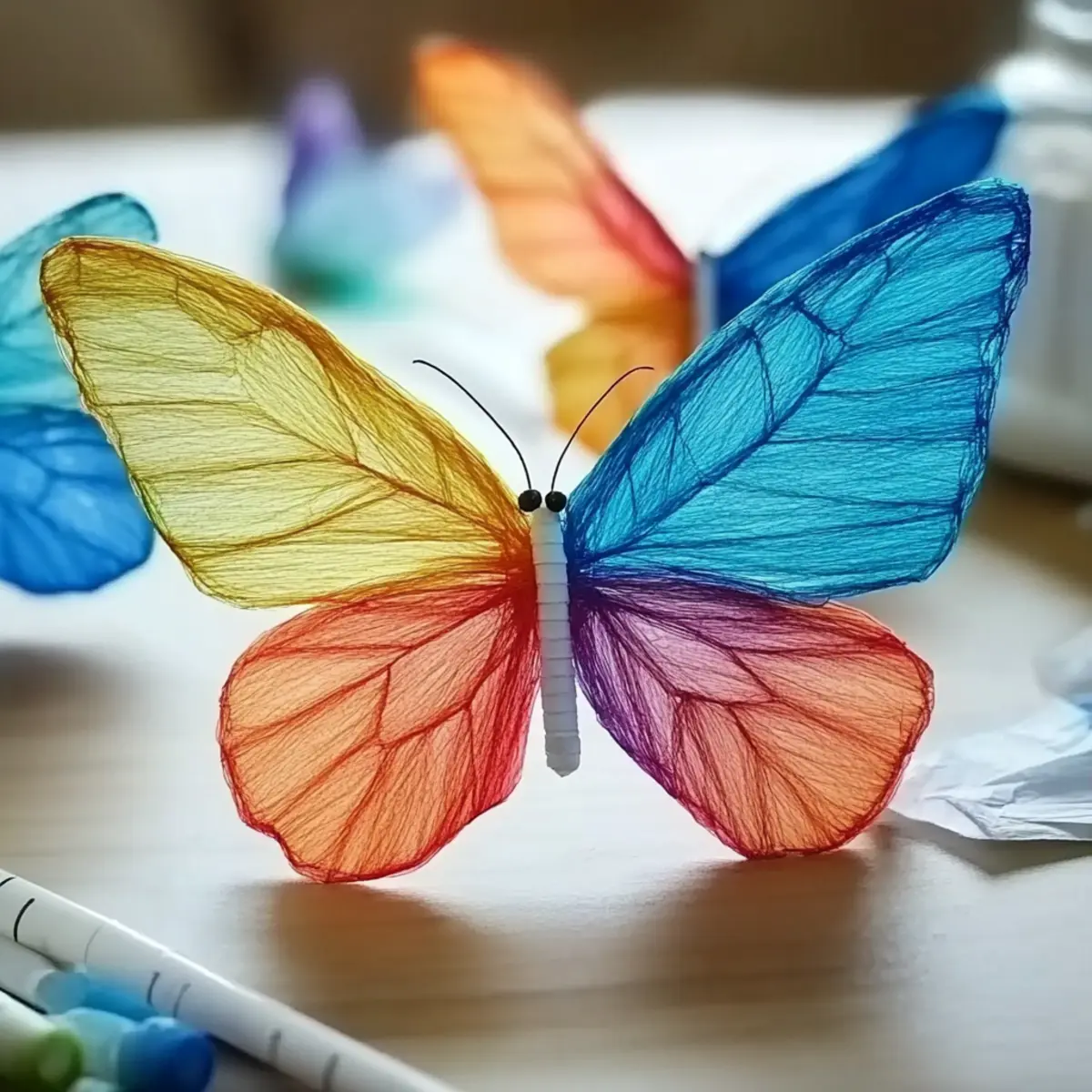 Chromatography Coffee Filter Butterflies: A Colorful Science-Meet-Craft Adventure for Kids - Savory Splash