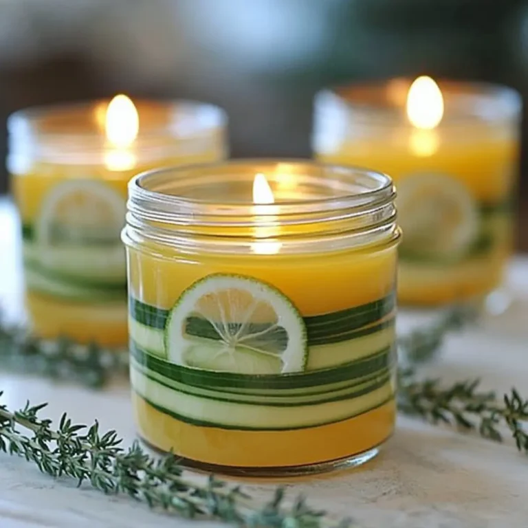 DIY Bug Repellent Candle Jars: Keep Mosquitos Away with Style and Scent - Savory Splash