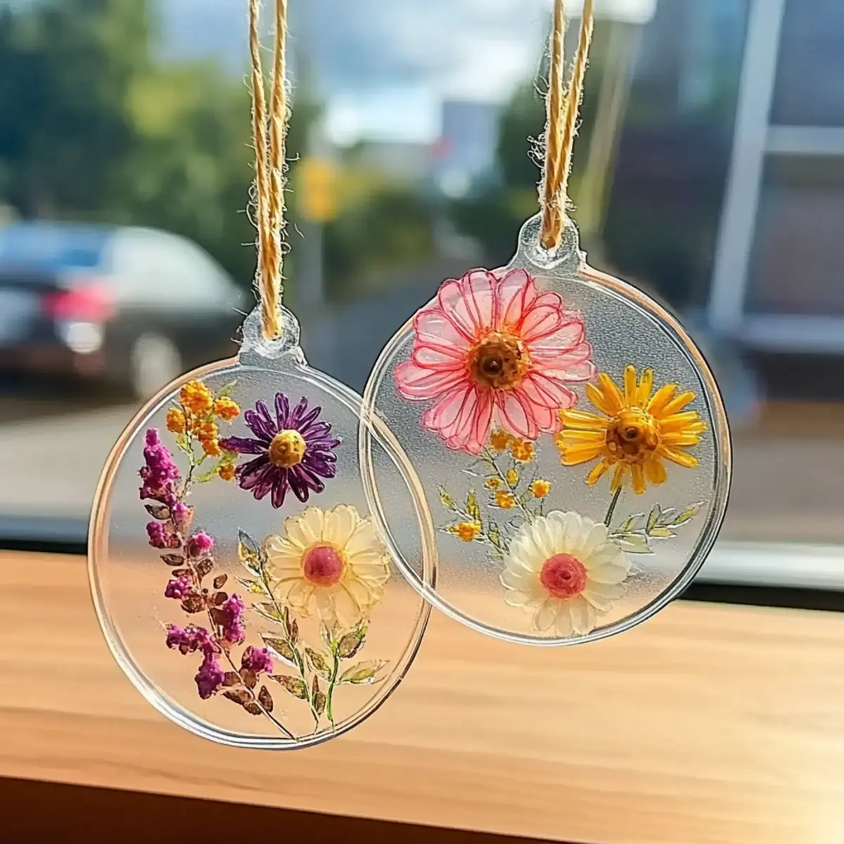Clear Glue Flower Suncatcher Craft: A Stunning DIY Window Art for All Ages - Savory Splash