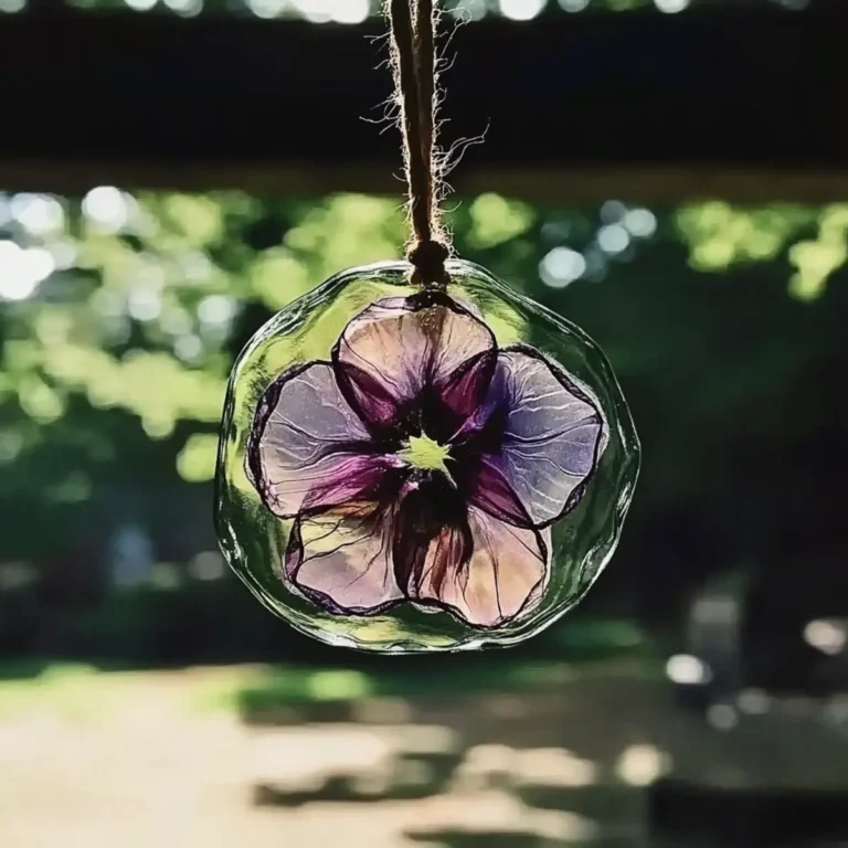 DIY Bioplastic Suncatchers – Nature-Inspired Art That Glows with Sunshine! - Savory Splash