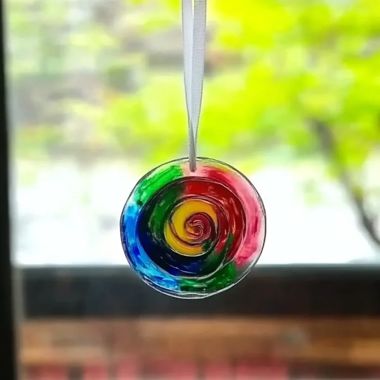 Clear Glue Suncatcher: A Brilliantly Easy Craft for Kids and Adults - Savory Splash