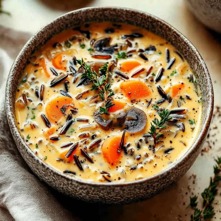 Cozy Autumn Wild Rice Soup: Warming and Flavorful