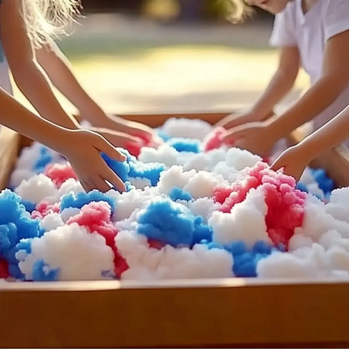 Cotton Ball Sensory Dough โ Soft, Stretchy, and Totally Soothing Playtime Magic! โ๏ธโจ - Savory Splash