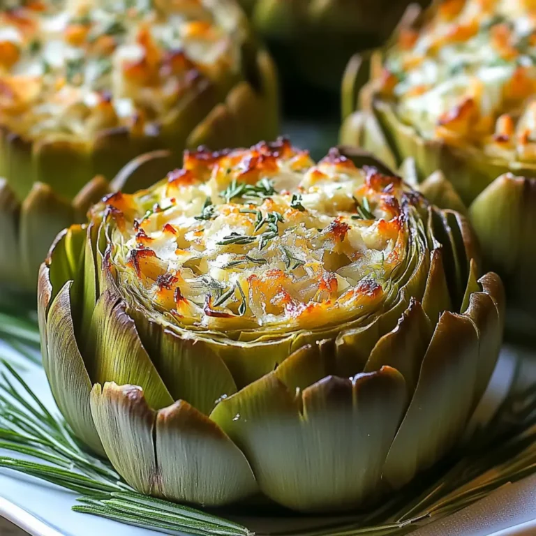 Baked Stuffed Artichokes: A Mediterranean Delight - Savory Splash