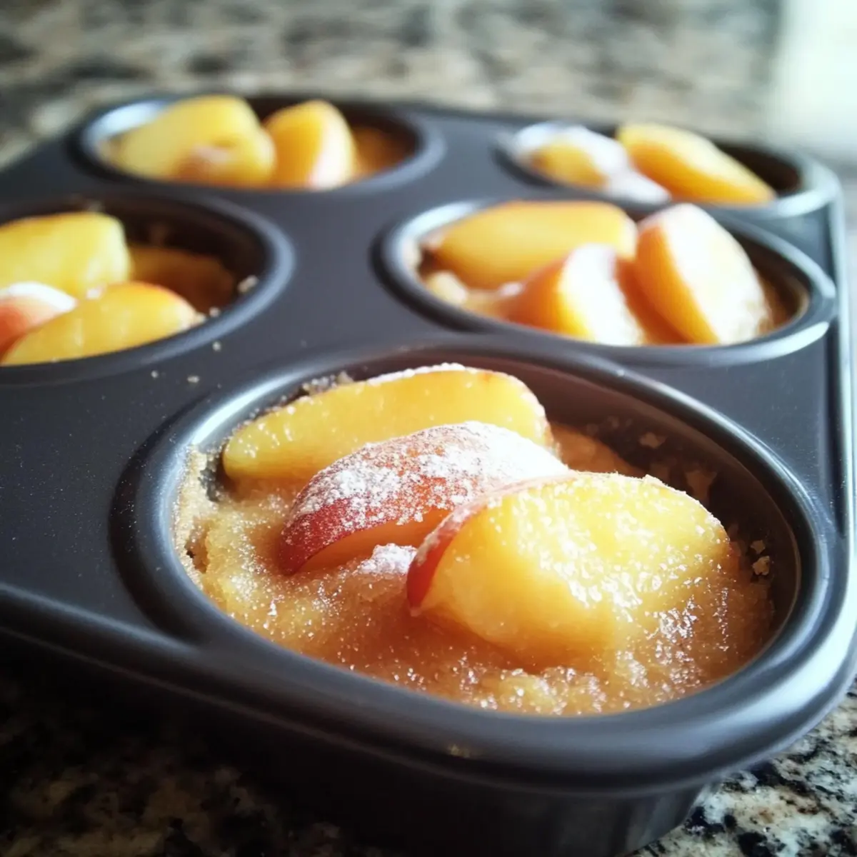 Mini Peach Cobbler