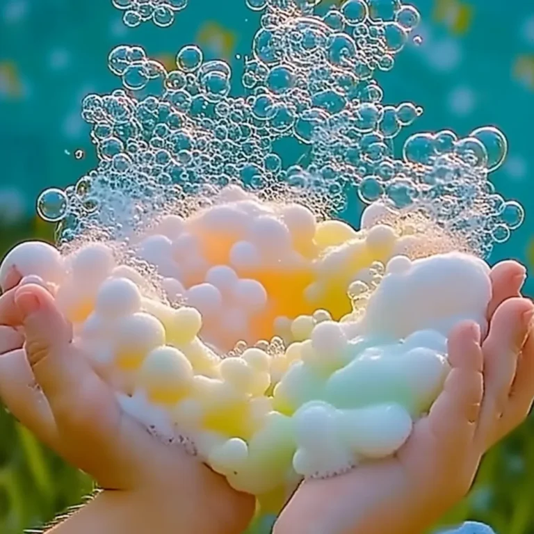 Bubble Foam Recipe for Sensory Play (Kid-Friendly & Easy) - Savory Splash