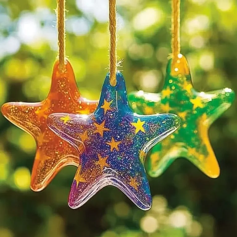 Crayon Star Sun Catchers โ A Colorful DIY to Brighten Your Windows! โ๏ธโญ๏ธ - Savory Splash