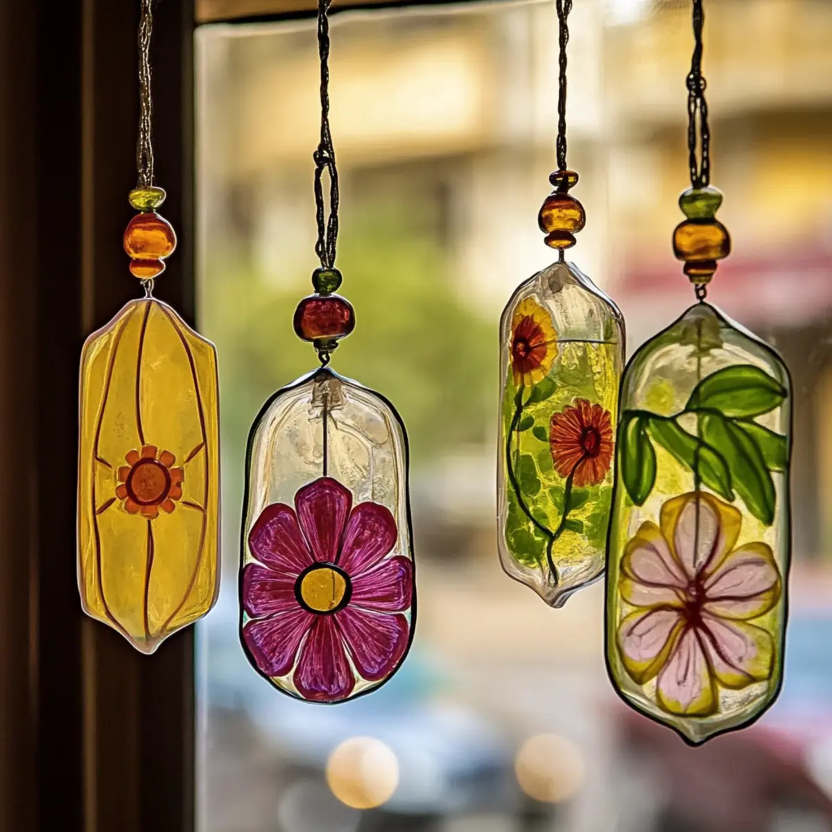 Bioplastic Suncatchers: A Beautiful, Eco-Friendly Craft for Sunny Windows - Savory Splash