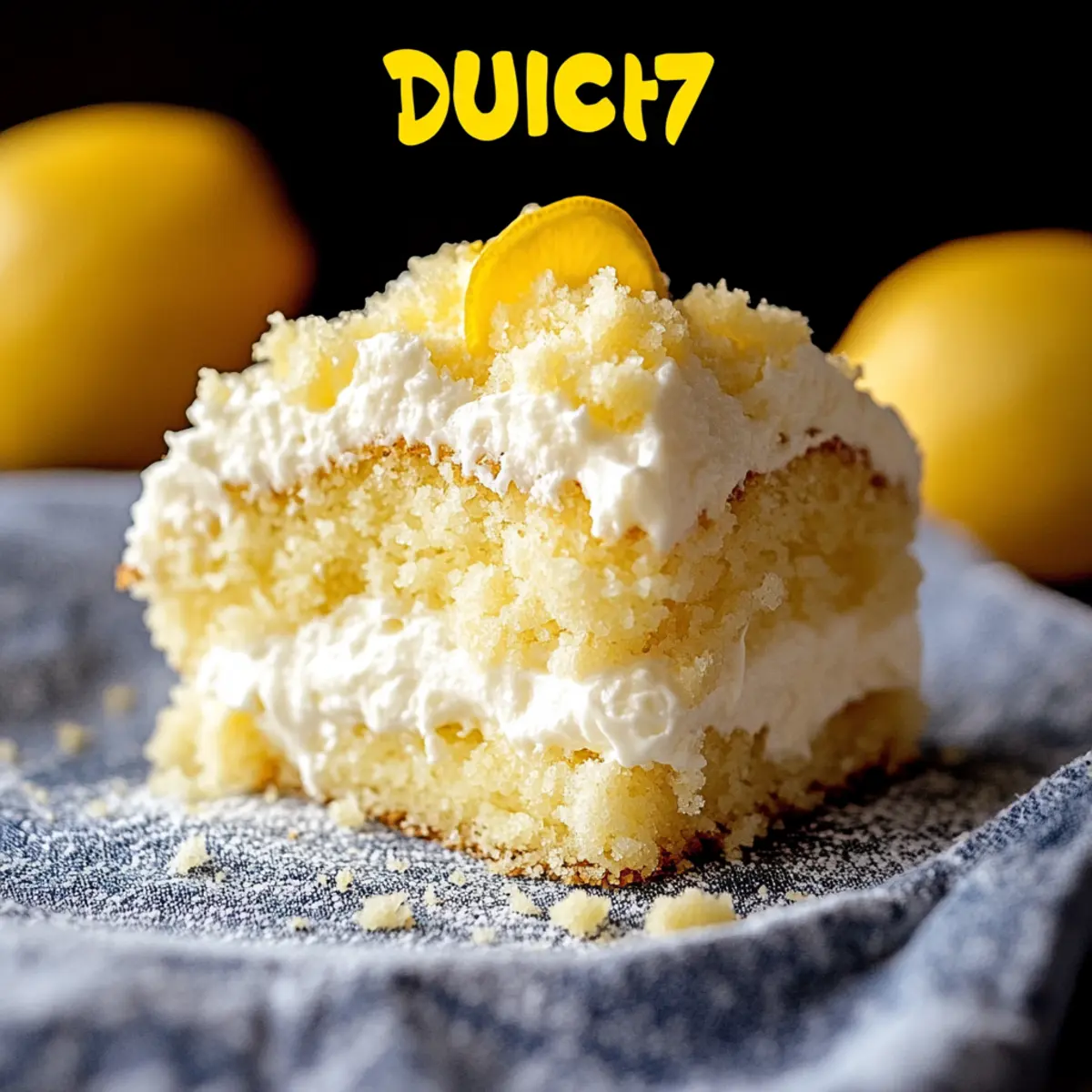 Easy Lemon Cream Cheese Dump Cake Recipe