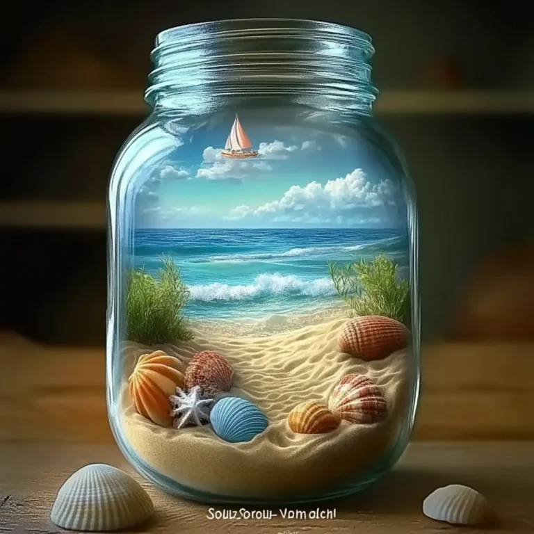 Beach-in-a-Bottle Calming Jar: A Soothing DIY Escape in a Jar - Savory Splash