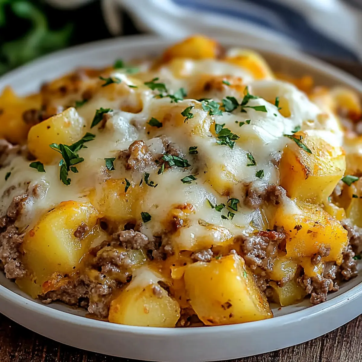 Slow Cooker Cowboy Potato Casserole