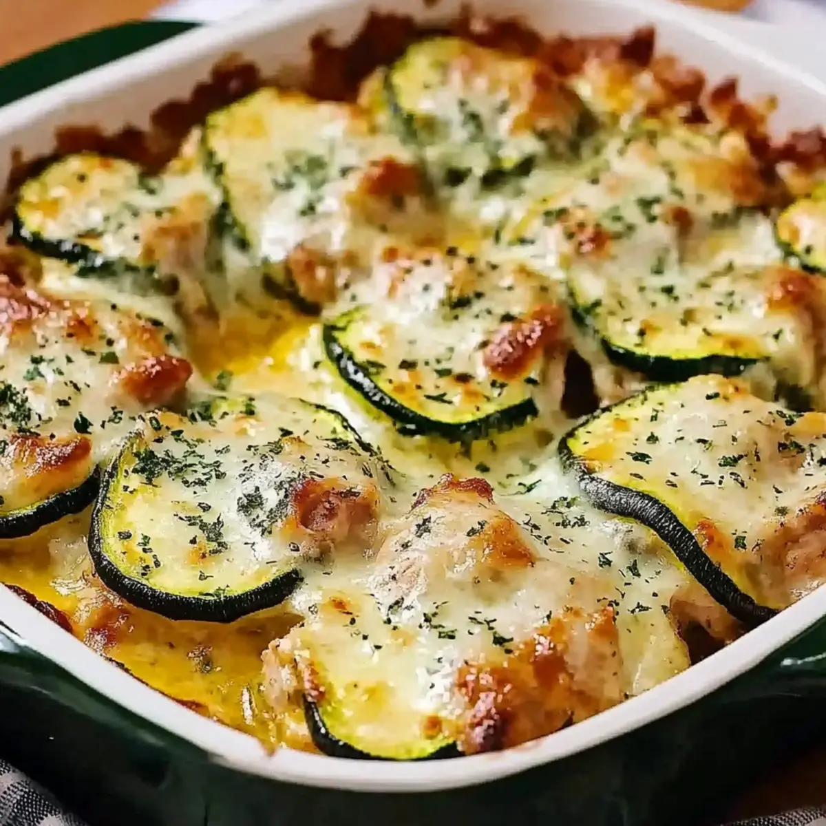 Family-Friendly Chicken Zucchini Bake Recipe