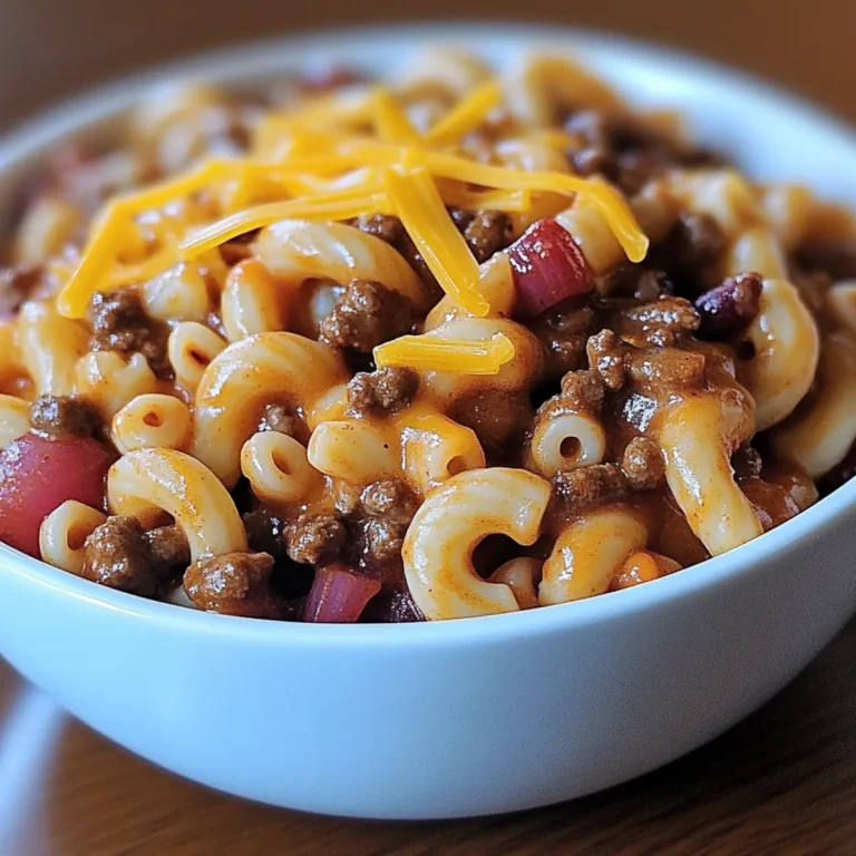 Warm Up with Cheesy Crock Pot Chili Mac