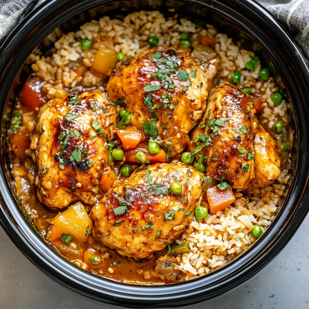 Dump and Go Crockpot Teriyaki Chicken