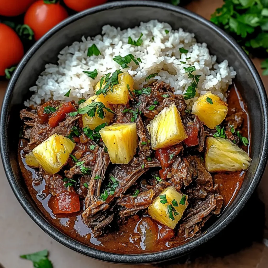Crockpot Chipotle Pineapple Pot Roast Bowls – Irresistibly Sweet & Spicy