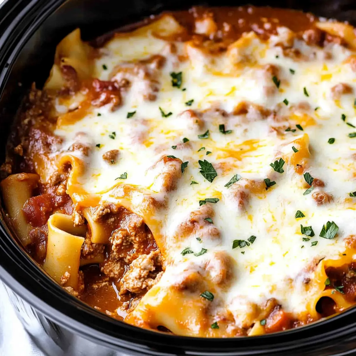 Crockpot Lasagna