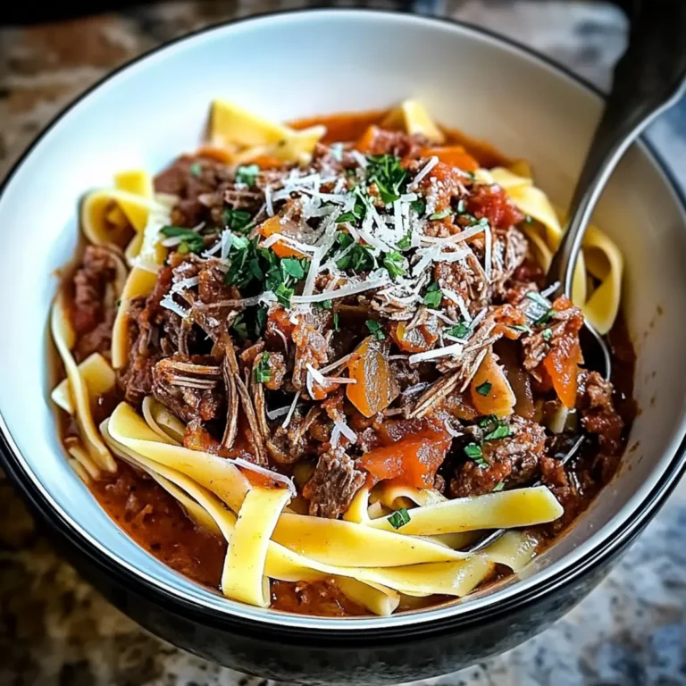 Sunday Slow Cooker Beef Ragu – Rich, Tender & Easy to Make