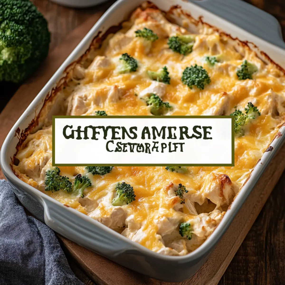 Creamy Low Carb Chicken Casserole – Cheesy, Hearty & Keto-Friendly