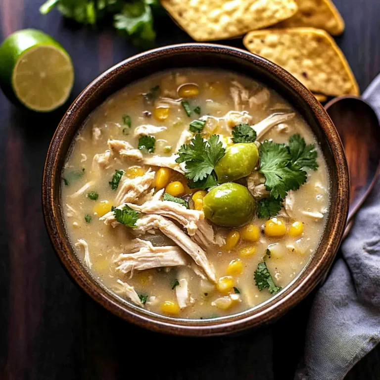 Savory Crockpot White Chicken Chili Soup