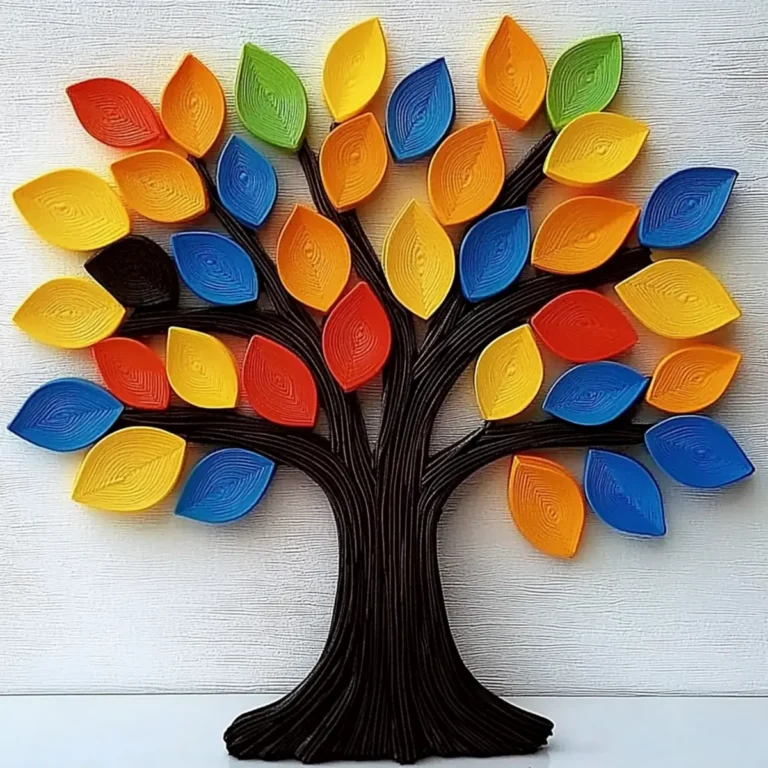 DIY Fall Tree Craft — A Colorful Autumn Keepsake for All Ages 🍁🌳 - Savory Splash