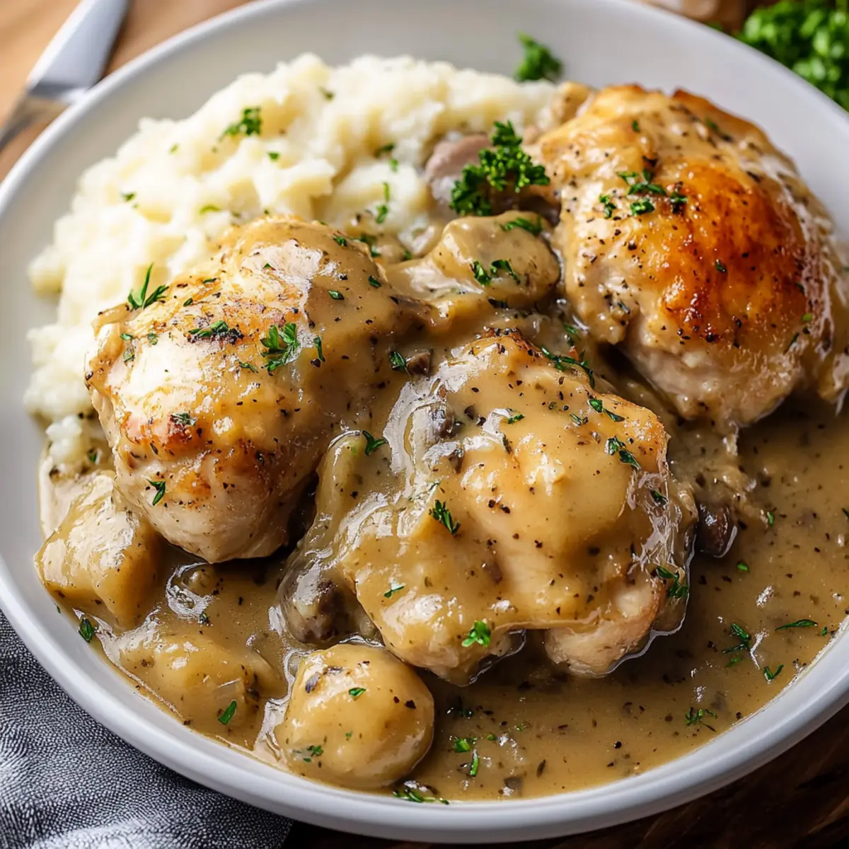 Crockpot Chicken and Gravy