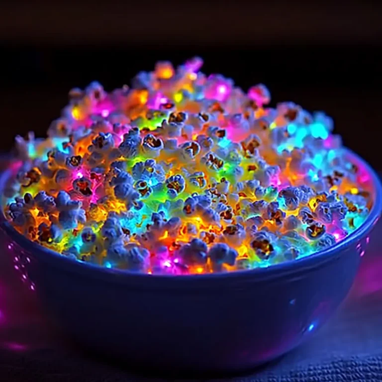 Glow Galaxy Neon Popcorn Recipe That Will Light Up Your Party - Savory Splash