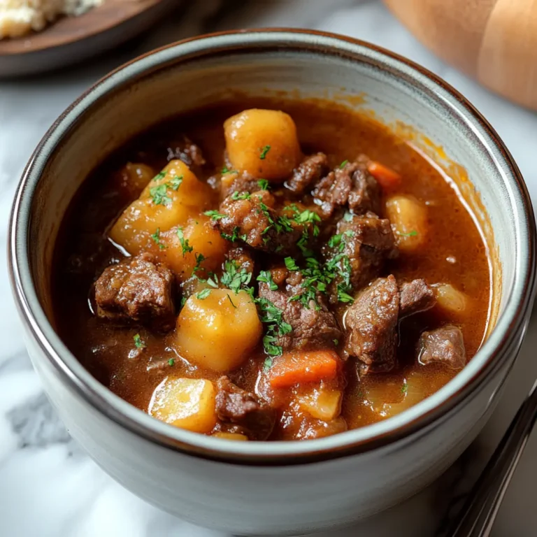 Deliciously Cozy Crockpot Beef Stew 🥘