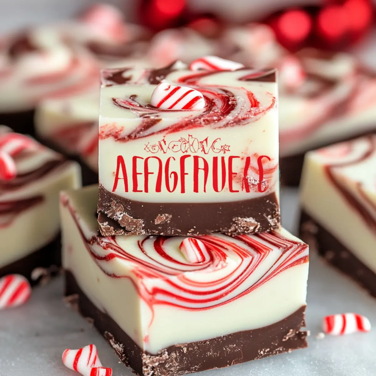 Peppermint Swirl Fudge Recipe