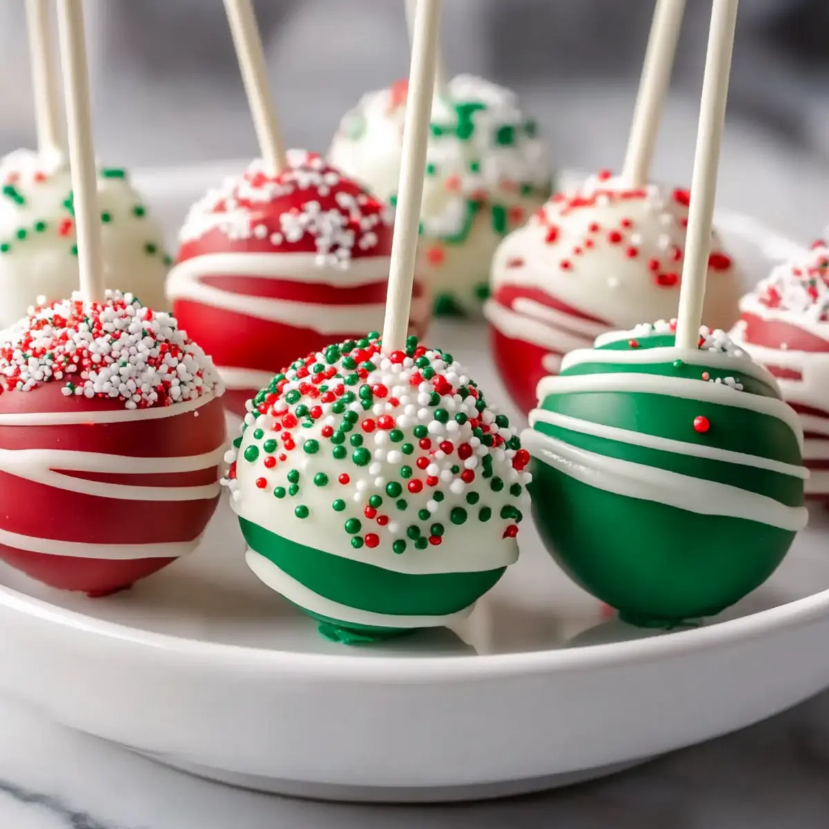 Festive Christmas Cake Pops Recipe
