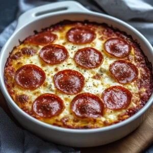 Pizza Style Cottage Cheese Bake – Easy Protein-Packed Dinner
