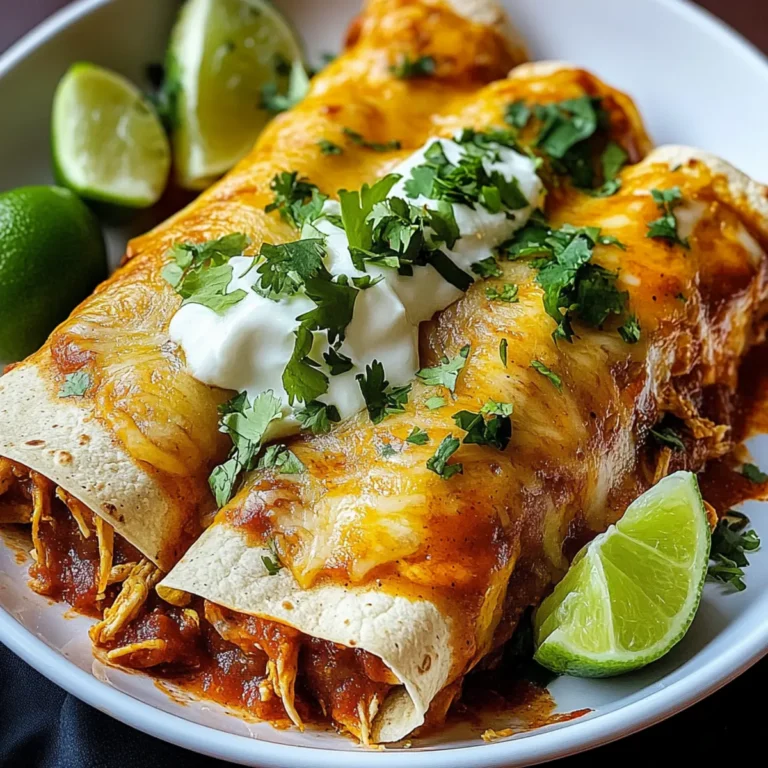 Low-calorie Healthy Chicken Enchiladas