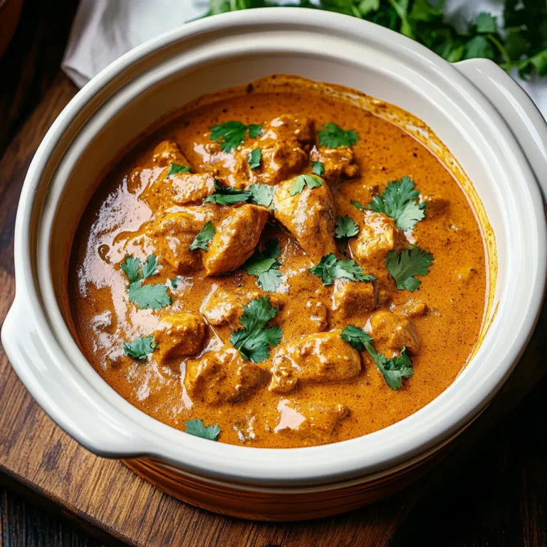 Irresistibly Creamy Crockpot Butter Chicken โ Dinner Made Easy!