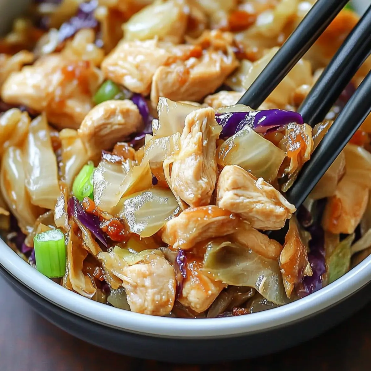 Egg Roll Bowls with Chicken and Cabbage: A Quick and Nutritious Meal