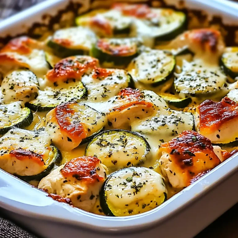 Delicious Chicken Zucchini Bake for a Healthy Dinner