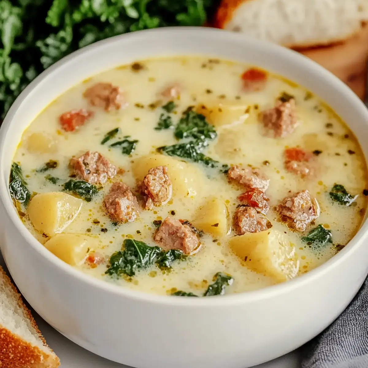 Slow Cooker Zuppa Toscana Soup