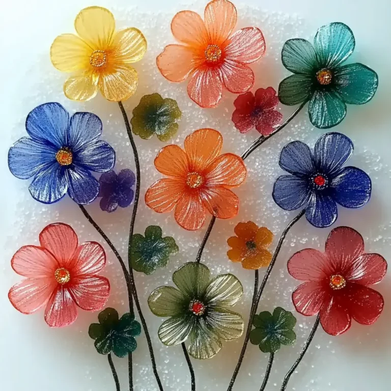 DIY Flowers Salt Painting for Kids – A Magical, Mess-Free Craft to Brighten Any Day! - Savory Splash