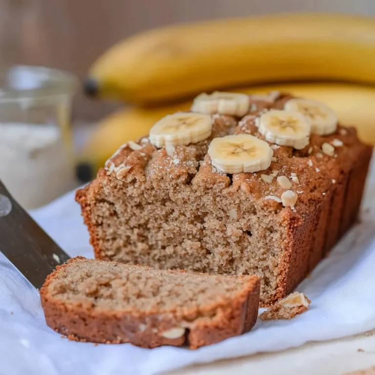 Keto Banana Bread with Almond Flour