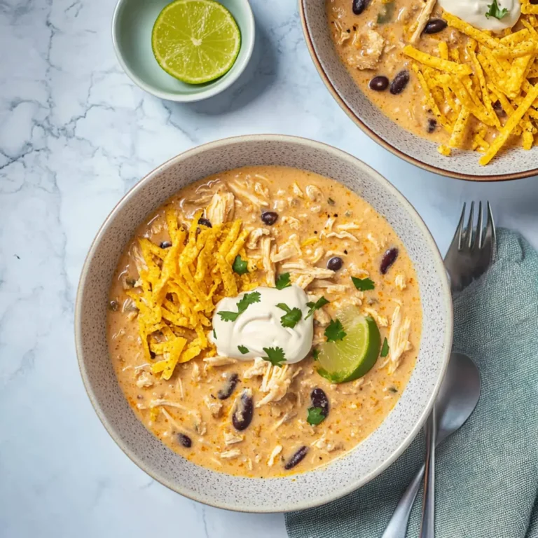The Easiest Crockpot White Chicken Chili with Cream Cheese (Kid-Friendly Fall Dinner Recipe!)