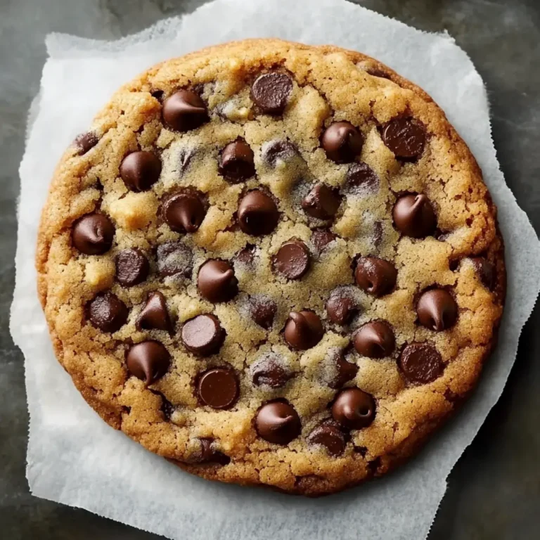 Giant Chewy Keto Chocolate Chip Cookies - Irresistible Low-carb Delight