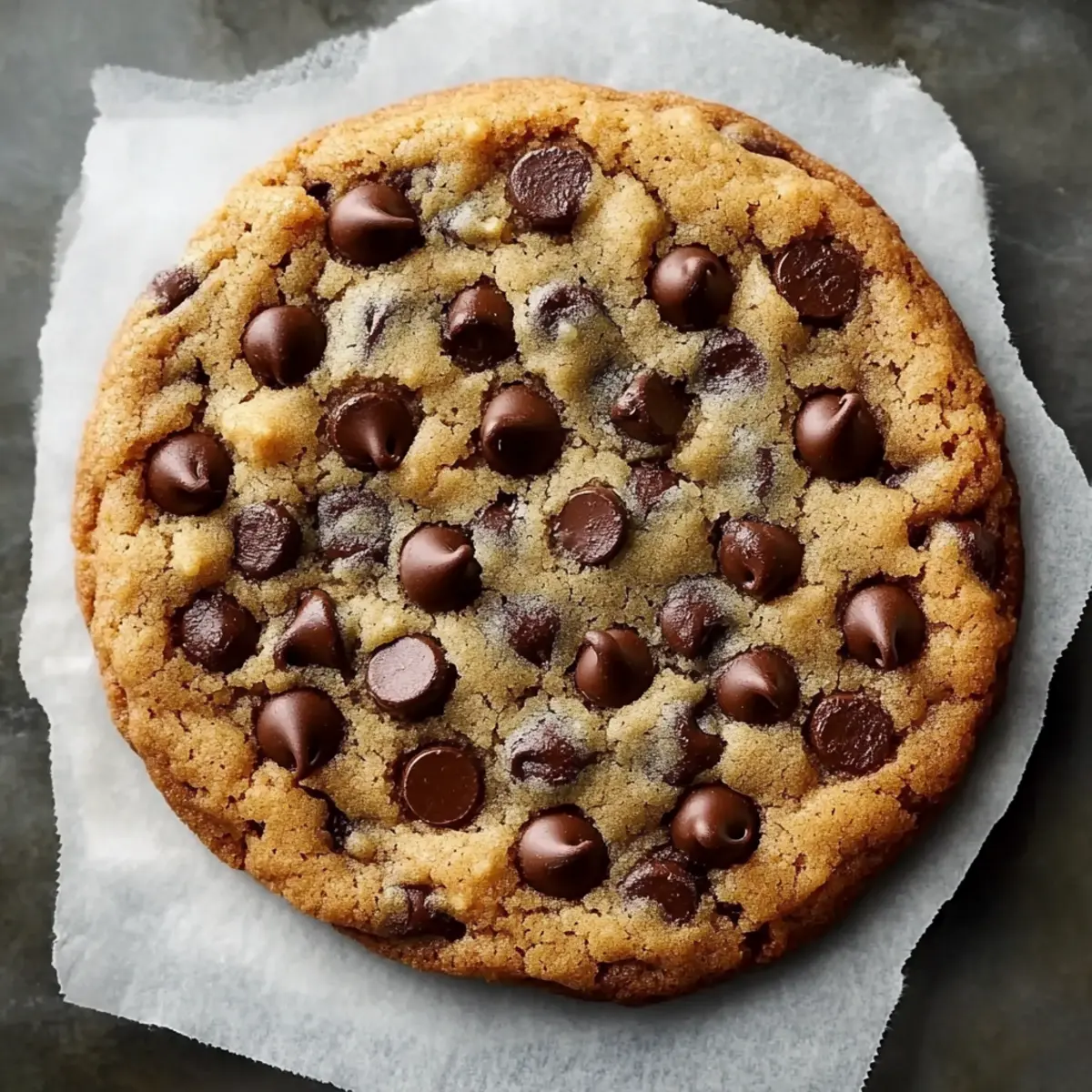 Giant Chewy Keto Chocolate Chip Cookies - Irresistible Low-carb Delight