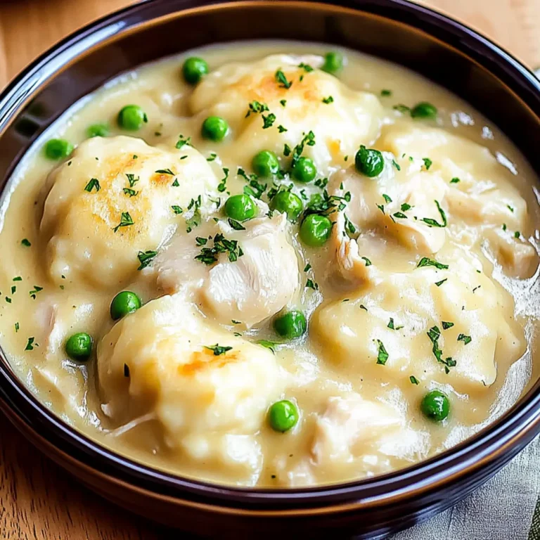 Easy Slow Cooker Chicken & Dumplings