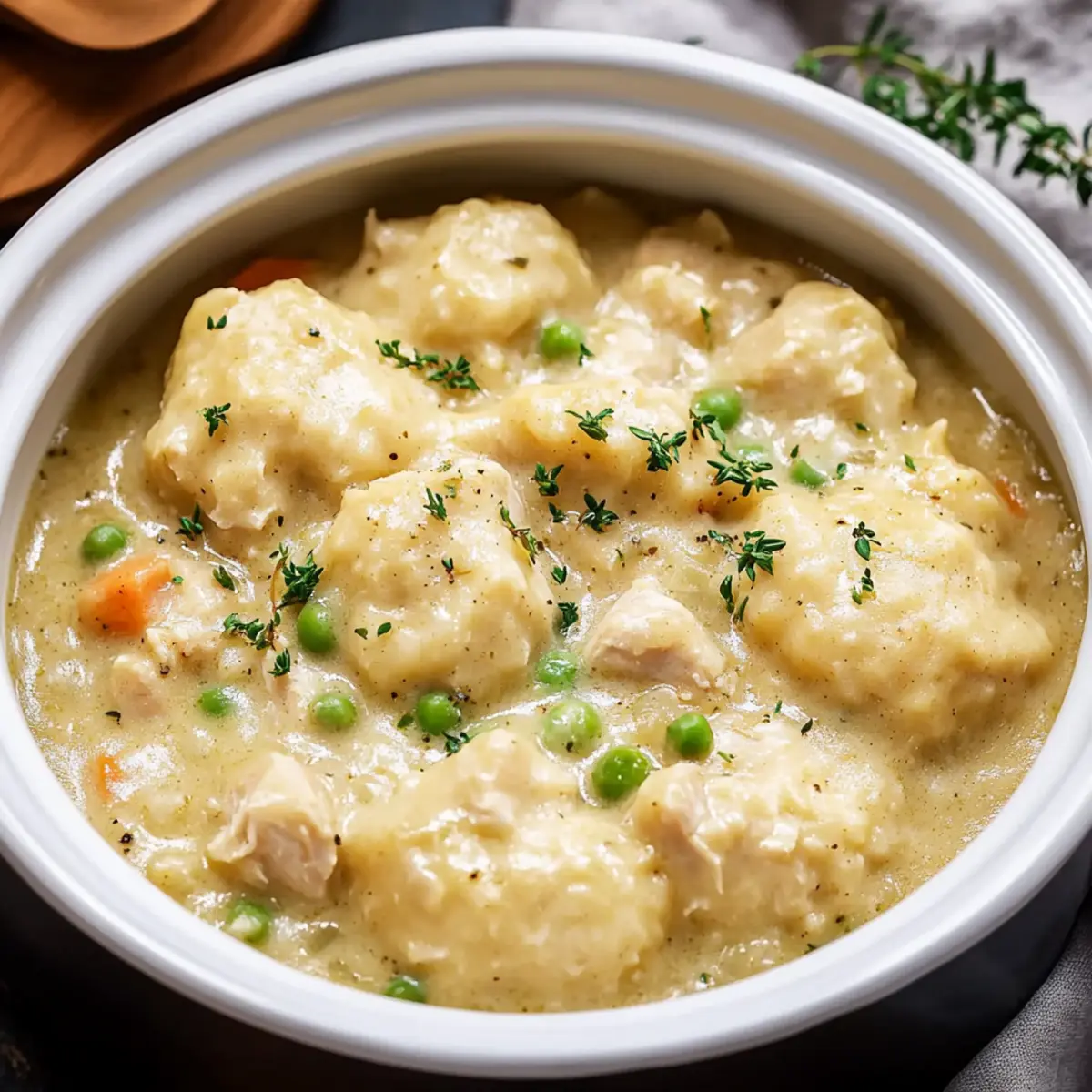 Easy Slow Cooker Chicken and Dumplings Recipe